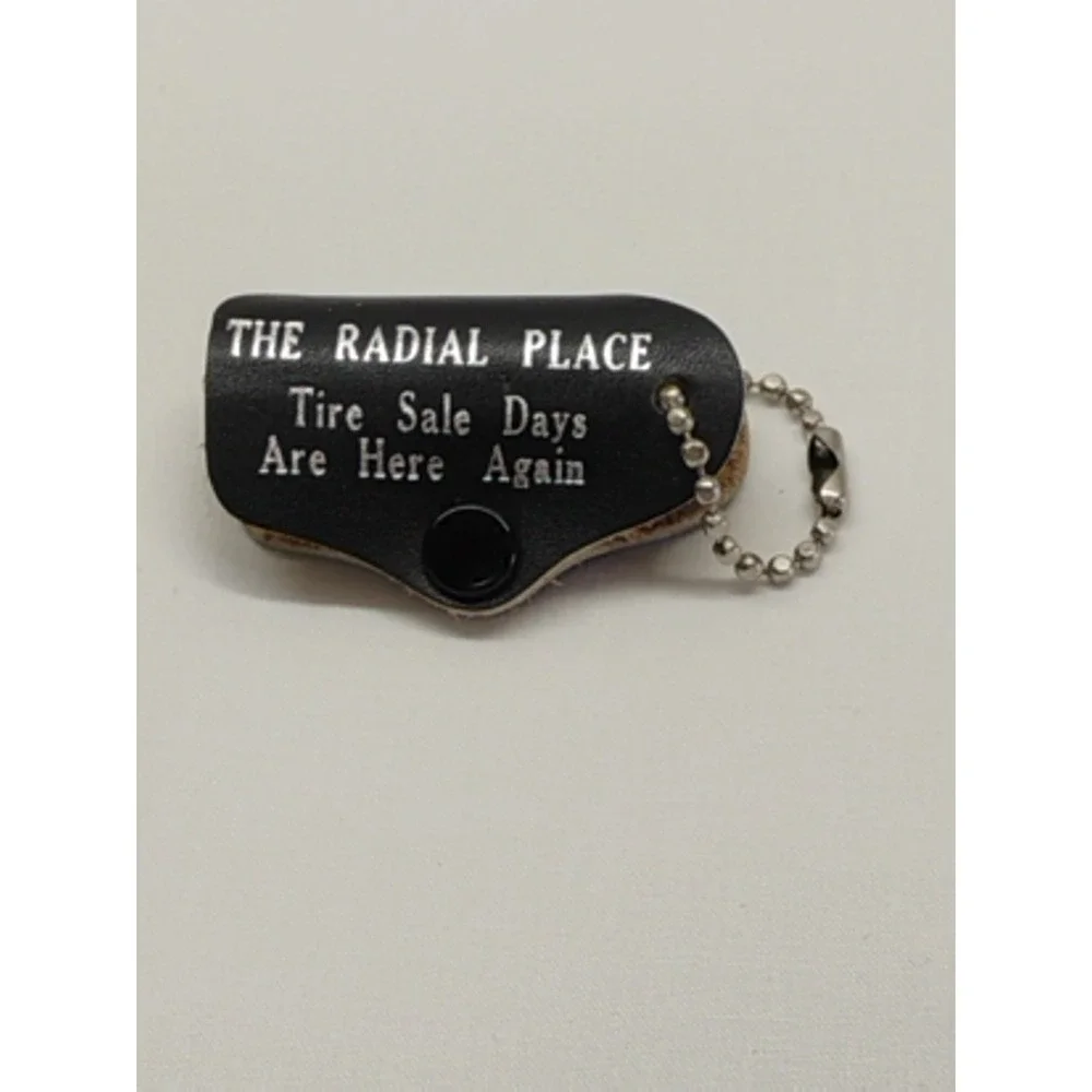 Vintage‎ Sears Tire Auto Center Nail Clipper Die Hard Keychain Set Advertising